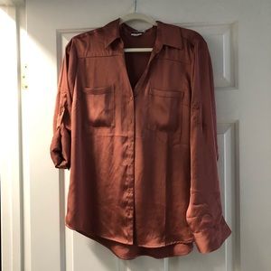 Rose gold blouse